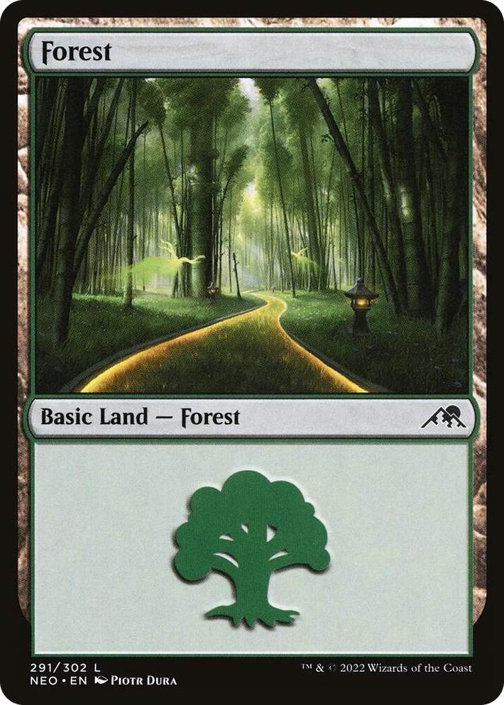 0291 Forest (291) L Kamigawa: Neon Dynasty
