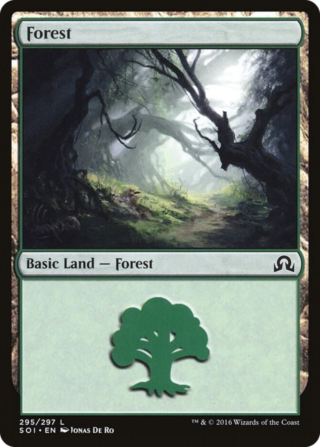 0295 Forest (295) L Shadows over Innistrad