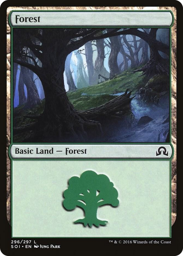 0296 Forest (296) L Shadows over Innistrad