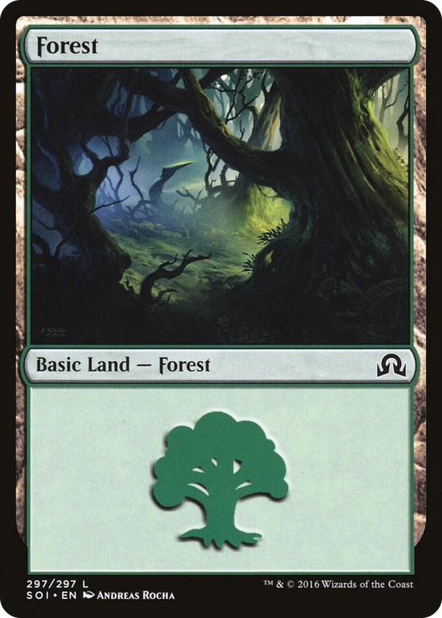 0297 Forest (297) L Shadows over Innistrad