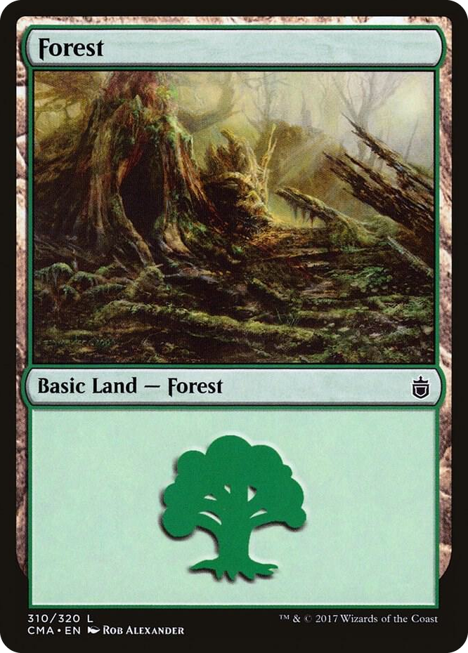 Forest (310) #310 L - Commander Anthology Pokemon card