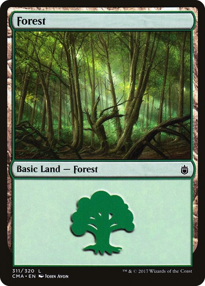 Forest (311) #311 L - Commander Anthology Pokemon card