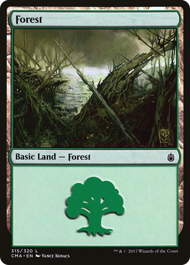 Forest (315) #315 L - Commander Anthology Pokemon card