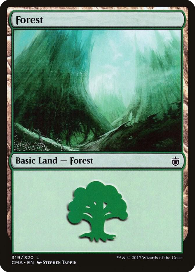 Forest (319) #319 L - Commander Anthology Pokemon card