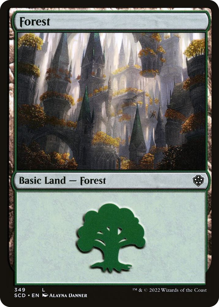 0349 Forest (349) L Starter Commander Decks