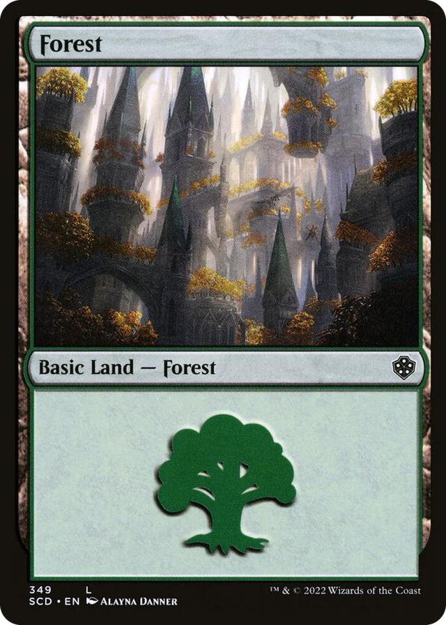 0349 Forest (349) L Starter Commander Decks