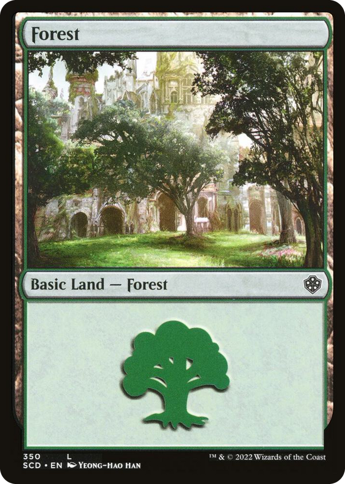 Forest (350) #350 L - Starter Commander Decks Pokemon card
