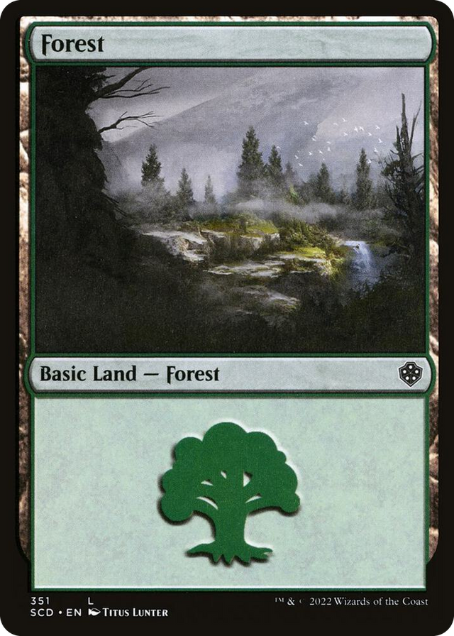 0351 Forest (351) L Starter Commander Decks