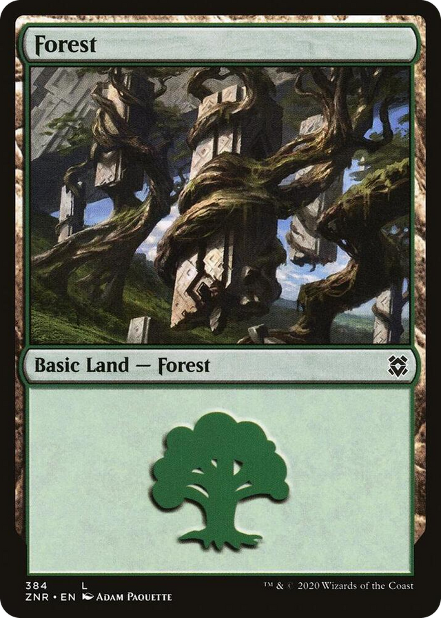 0384 Forest L Zendikar Rising