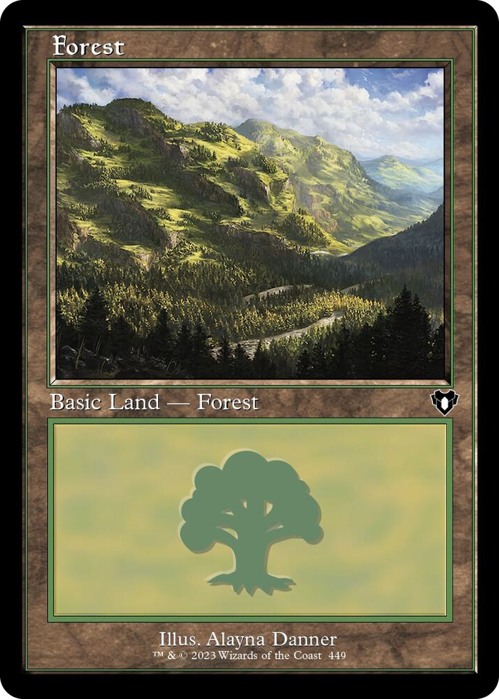 0449 Forest (449) (Retro Frame) L Commander Masters