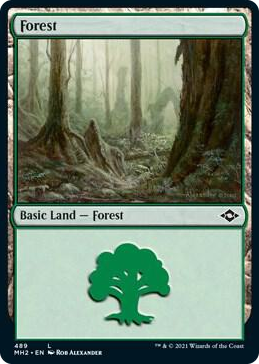 0489 Forest (489) (Foil Etched) L Modern Horizons 2