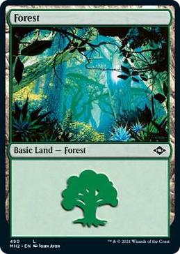 0490 Forest (490) (Foil Etched) L Modern Horizons 2