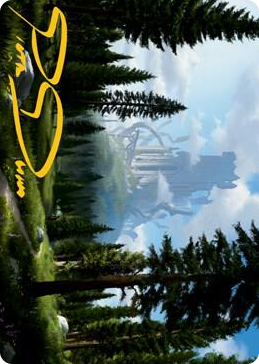 0061 Forest (61/81) Art Card (Gold-Stamped Signature) S Art Series: Adventures in the Forgotten Realms