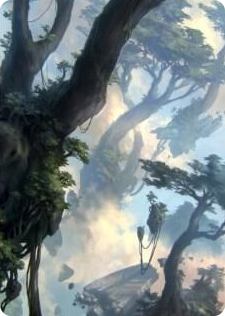 0019 Forest Art Card (19/81) S Art Series: Zendikar Rising