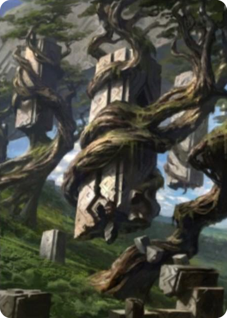 0020 Forest Art Card (20/81) S Art Series: Zendikar Rising