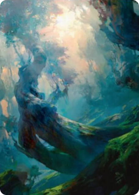 0021 Forest Art Card (21/81) S Art Series: Zendikar Rising