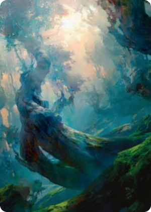0021 Forest Art Card (21/81) S Art Series: Zendikar Rising