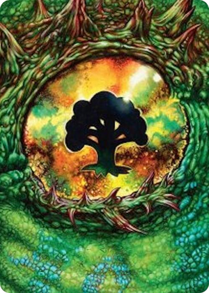0032 Forest Art Card (32/54) S Art Series: Tarkir: Dragonstorm