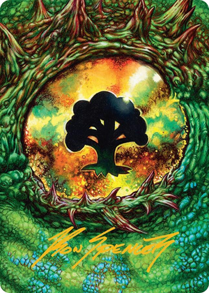 0032 Forest Art Card (32/54) (Gold-Stamped Signature) S Art Series: Tarkir: Dragonstorm
