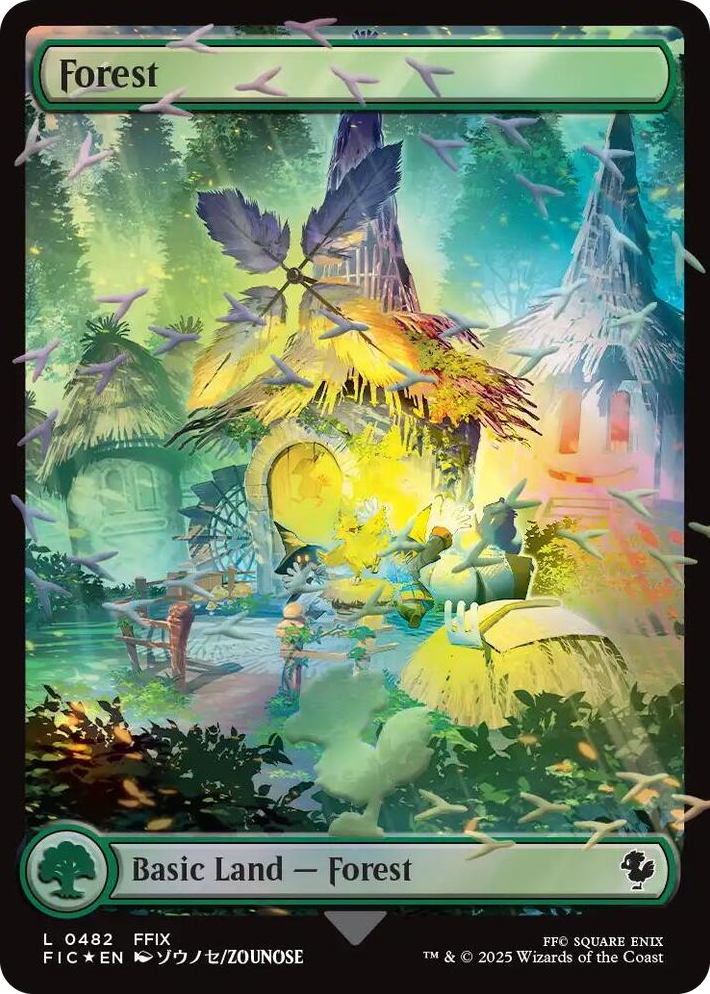 0482 Forest (Chocobo Track Foil) L Commander: FINAL FANTASY