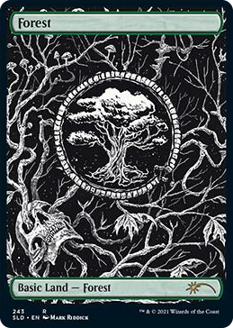0243 Forest (Crushing Brutality) P Secret Lair Drop Series