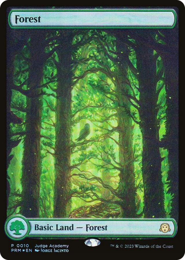 0010 Forest - Full Art (0010) P Judge Promos