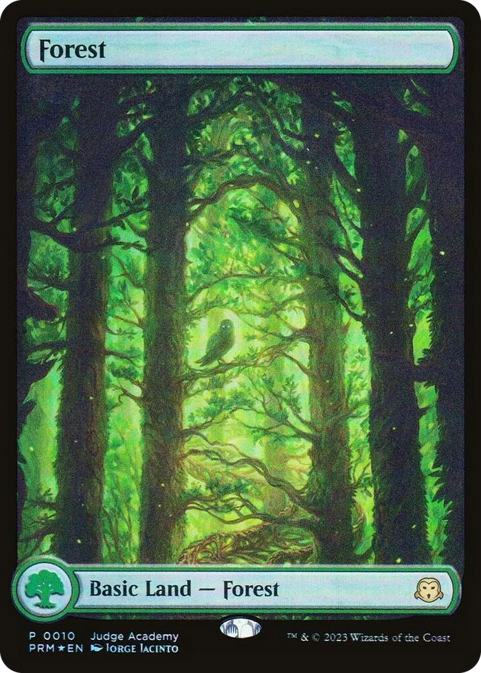 0010 Forest - Full Art (0010) P Judge Promos