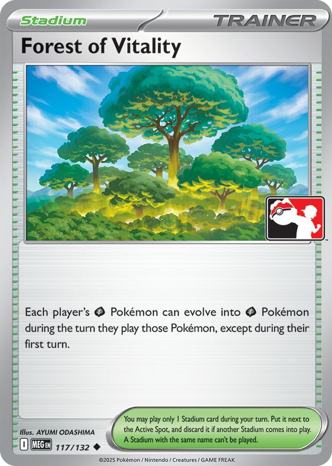 0117 Forest of Vitality Uncommon Prize Pack Series Cards