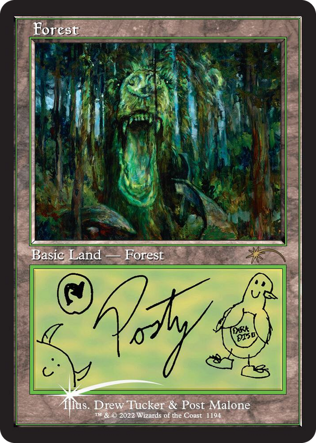 1194 Forest (Post Malone) L Secret Lair Drop Series