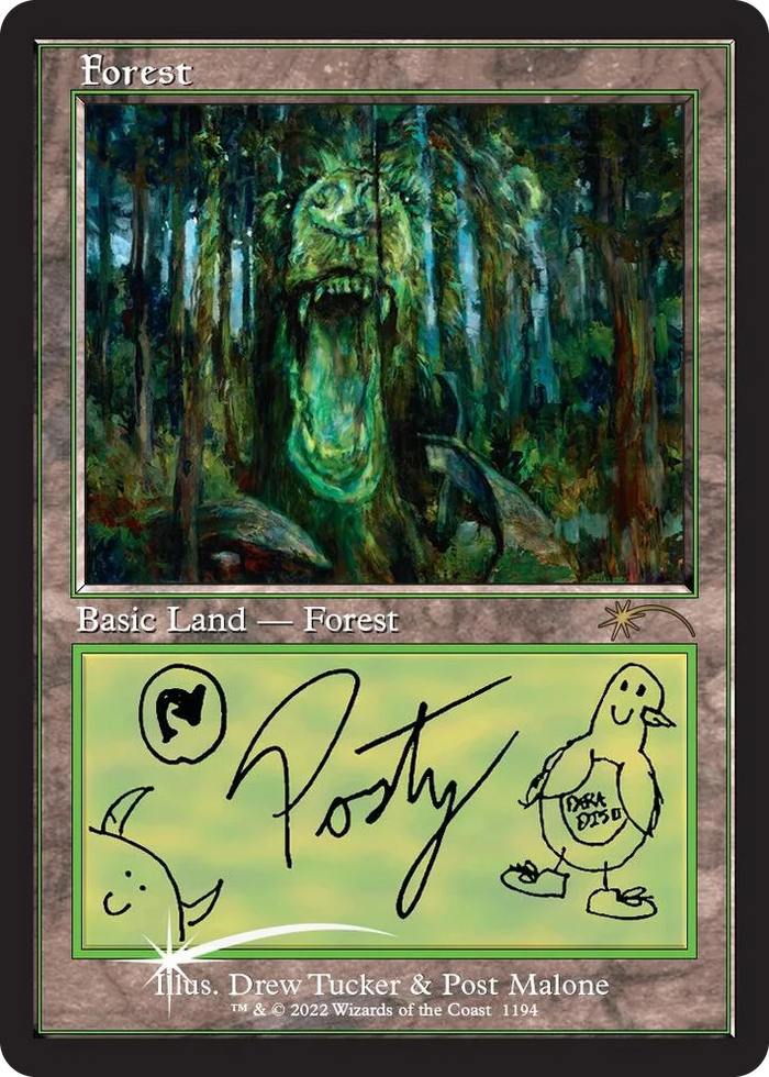 1194 Forest (Post Malone) L Secret Lair Drop Series