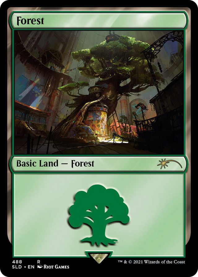 0488 Forest (Secret Lair x Arcane: Lands) R Secret Lair Drop Series