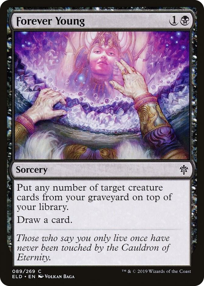 0089 Forever Young C Throne of Eldraine