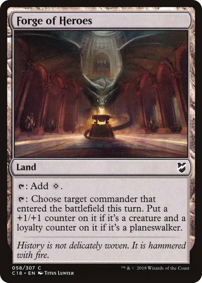 0058 Forge of Heroes C Commander 2018