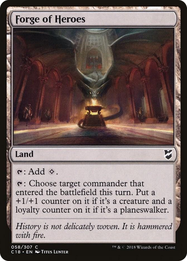 0058 Forge of Heroes C Commander 2018