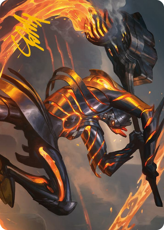 Forgehammer Centurion Art Card (Gold-Stamped Signature) #26 S - Art Series: Phyrexia: All Will Be One Pokemon card
