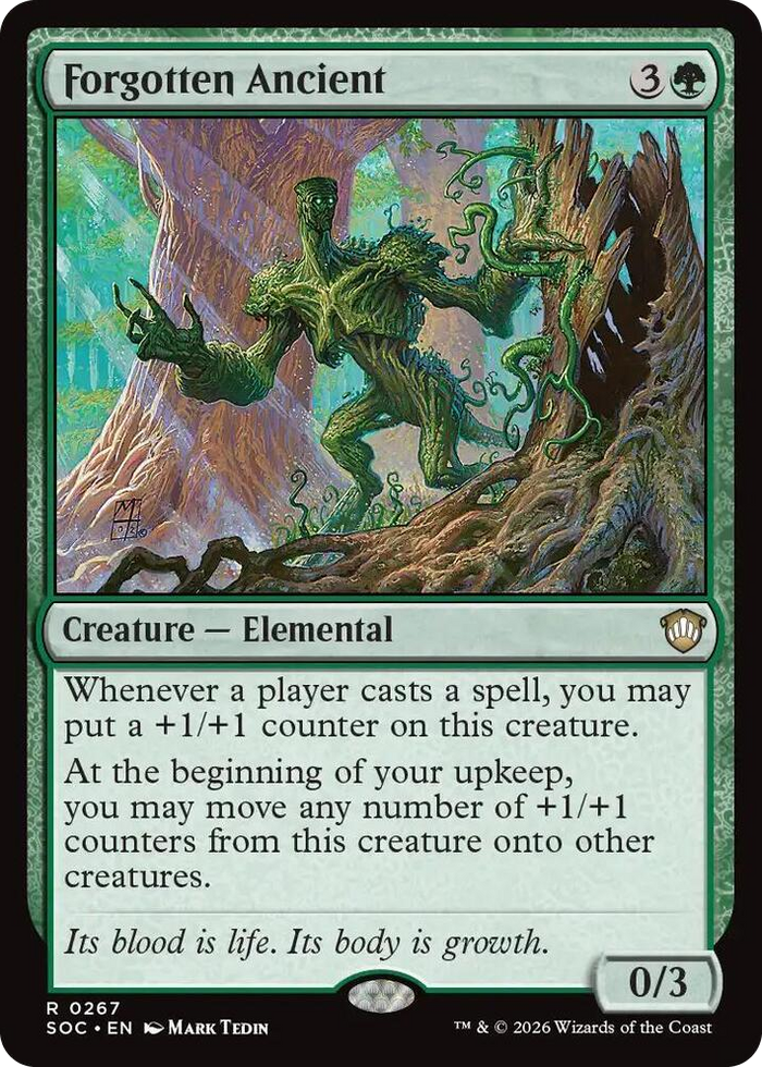 Forgotten Ancient #267 R - Commander: Secrets of Strixhaven Pokemon card