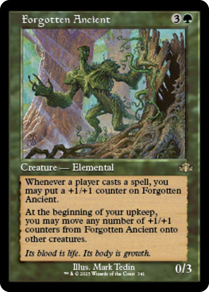 Forgotten Ancient (Retro Frame) #341 R - Dominaria Remastered Pokemon card