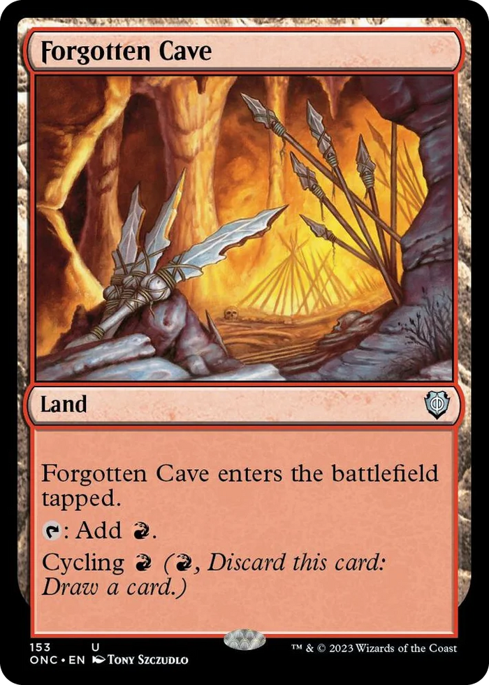 0153 Forgotten Cave U Commander: Phyrexia: All Will Be One