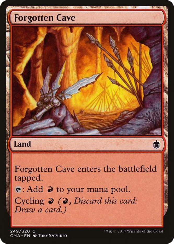 Forgotten Cave #249 C - Commander Anthology Pokemon card