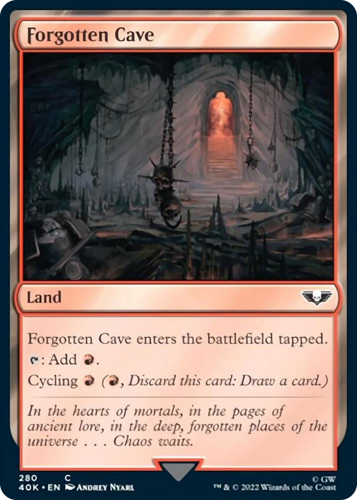 0280 Forgotten Cave C Universes Beyond: Warhammer 40,000