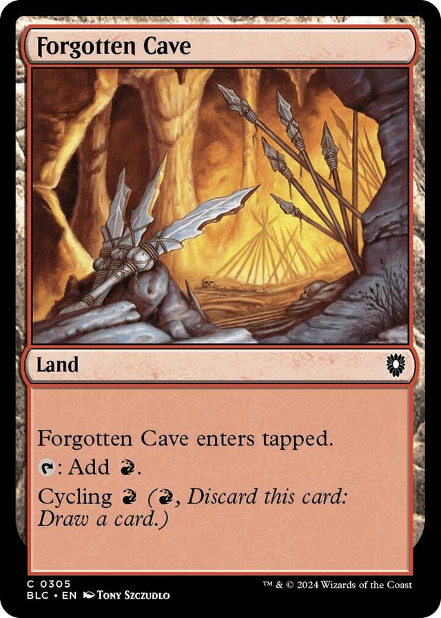 0305 Forgotten Cave C Commander: Bloomburrow
