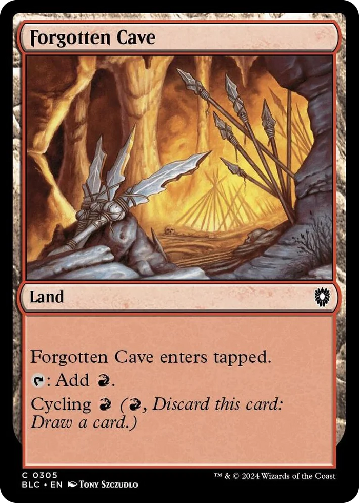 0305 Forgotten Cave C Commander: Bloomburrow