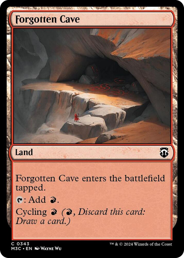 0343 Forgotten Cave U Commander: Modern Horizons 3
