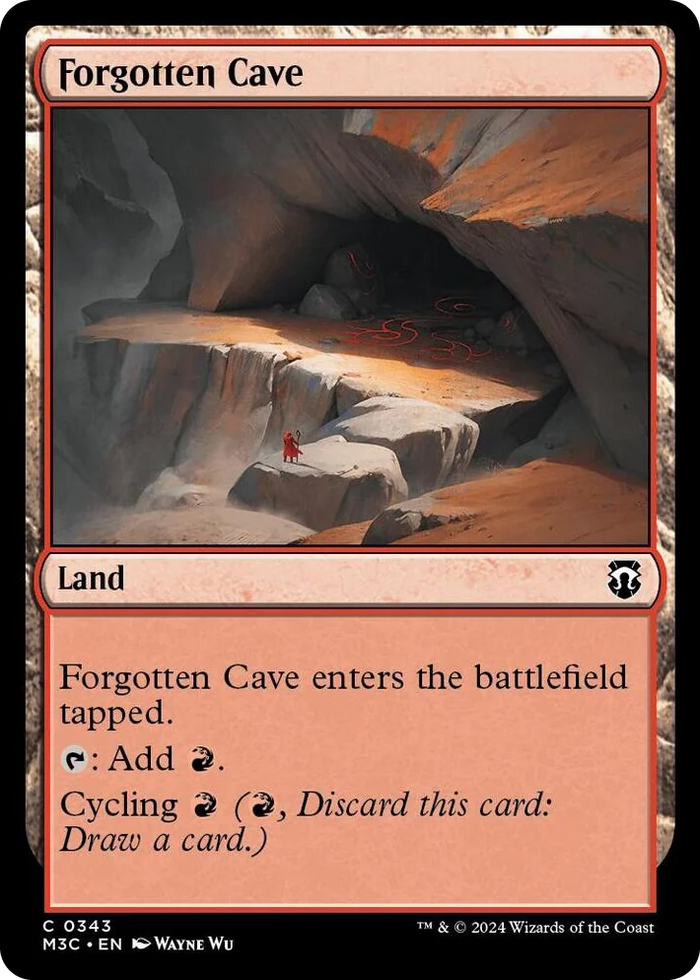 0343 Forgotten Cave U Commander: Modern Horizons 3