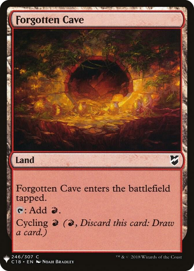 0246 Forgotten Cave (C18) C The List Reprints