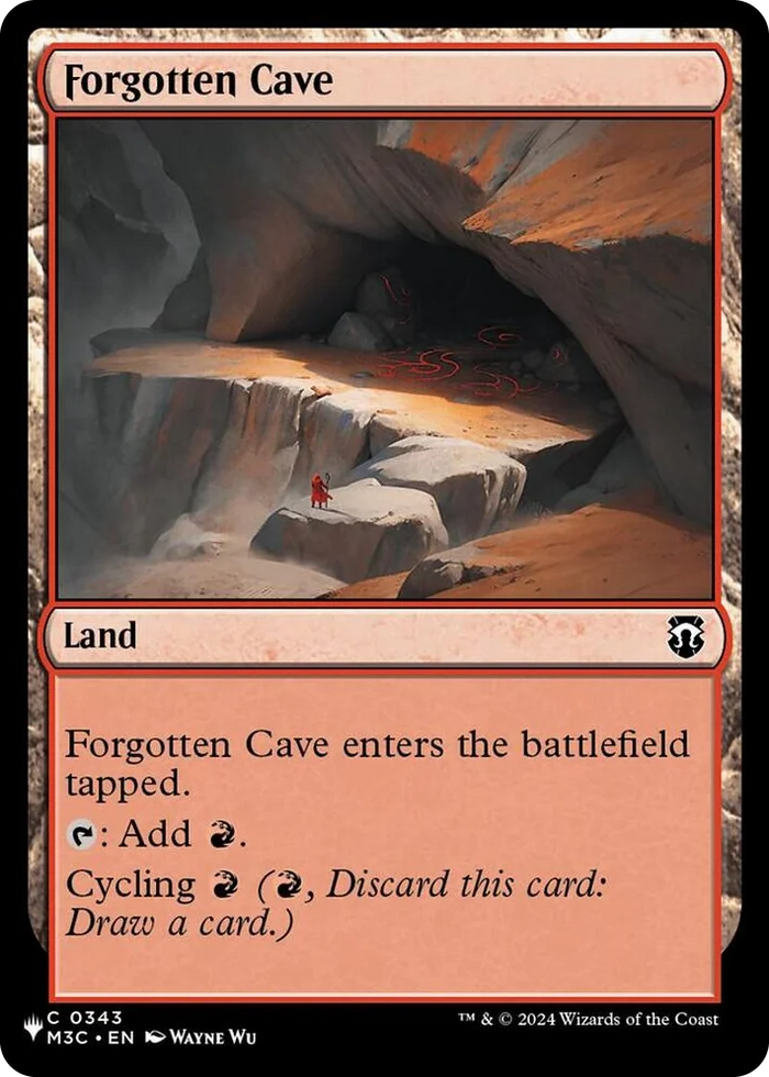 0343 Forgotten Cave (M3C) C The List Reprints