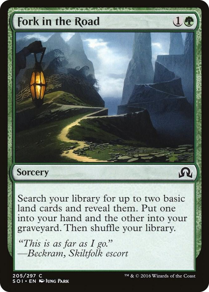 Fork in the Road #205 C - Shadows over Innistrad Pokemon card