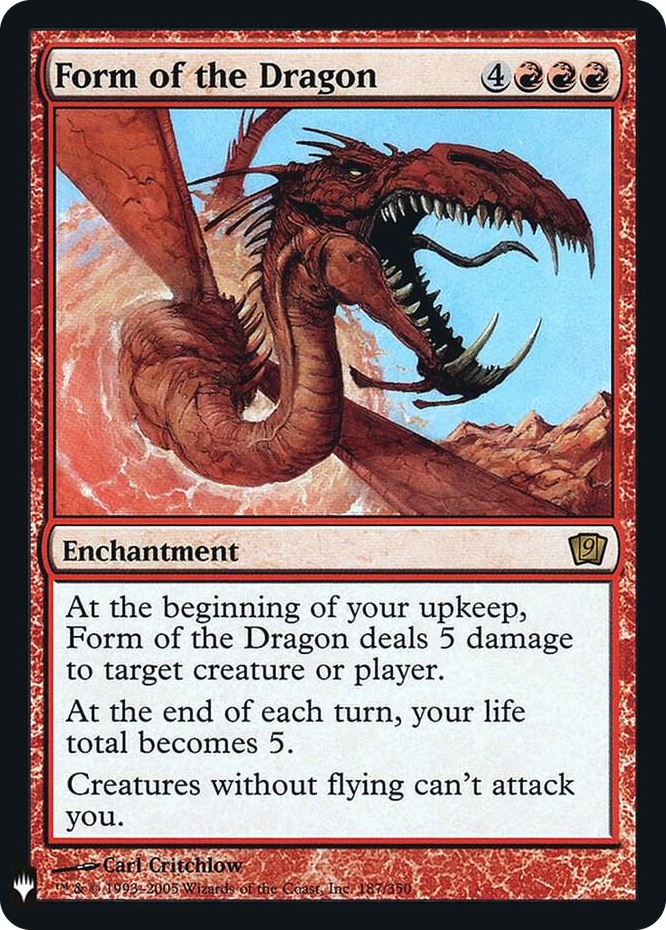 Form of the Dragon #187 R - The List Reprints Pokemon card