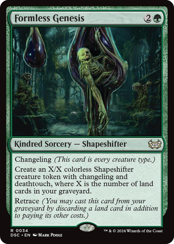 0034 Formless Genesis R Commander: Duskmourn: House of Horror