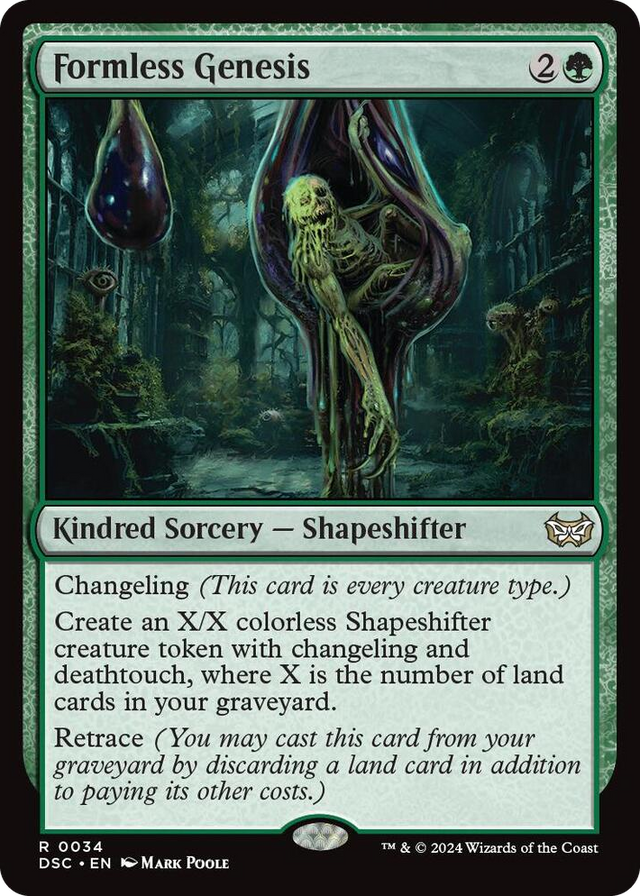 0034 Formless Genesis R Commander: Duskmourn: House of Horror